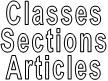 Classes Sections Articles